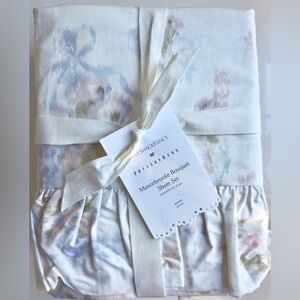 Pottery Barn LoveShackFancy Manorbrooke Bouquet Queen Sheet Set NWT Retail $199